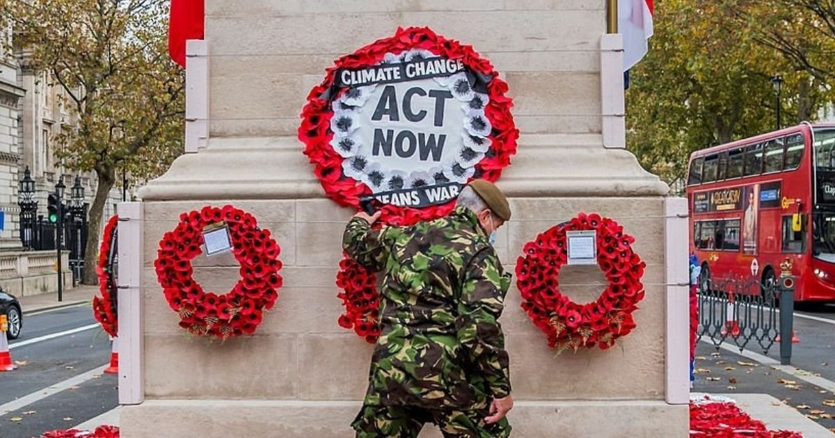 untitled design 7 3.jpg?resize=412,275 - ‘Disrespectful’ Activists Protest Climate Change At War Memorial