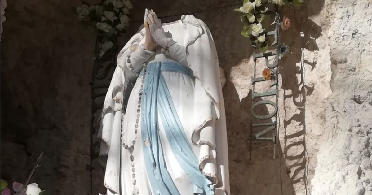 vonjour1 1.jpg?resize=1200,630 - Tarn-et-Garonne : une statue de la Vierge retrouvée décapitée