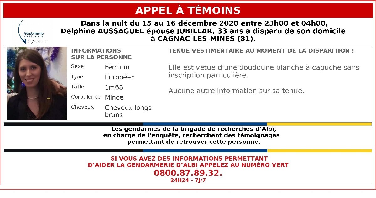 4 disparition.jpg?resize=412,275 - Tarn: la disparition d'une mère de famille de 33 ans inquiète les autorités