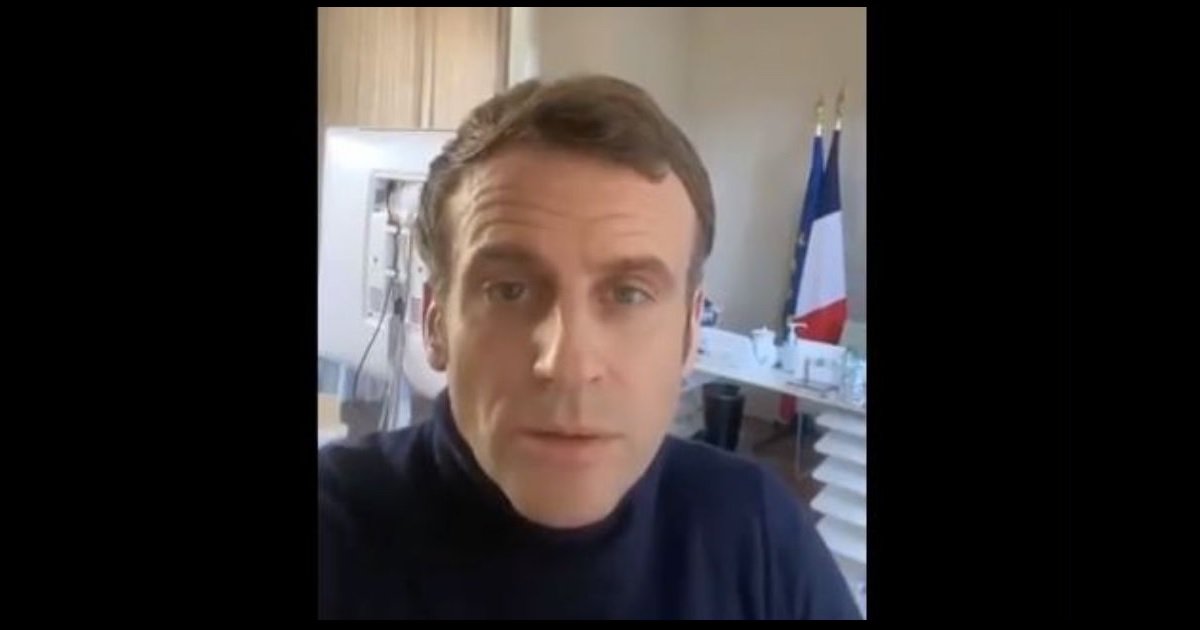 4 macron.jpg?resize=412,275 - Covid-19: Emmanuel Macron donne de ses nouvelles dans une vidéo