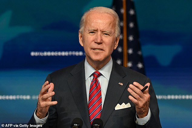 President-elect Joe Biden said his inauguration would 
