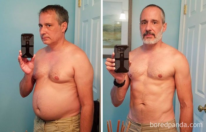 weight loss before and after 