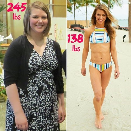 weight loss before and after