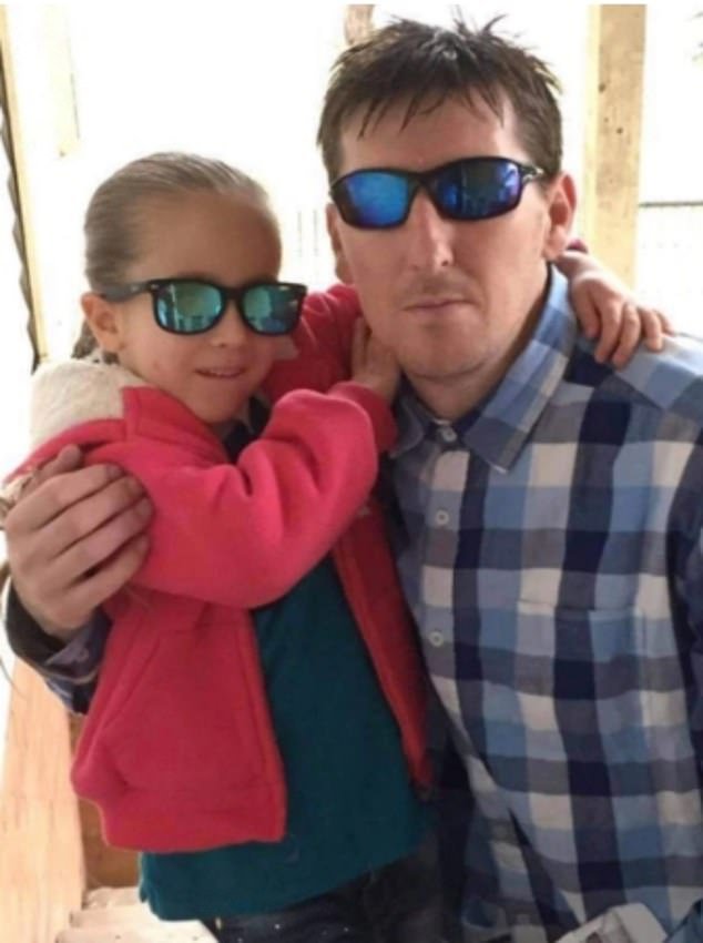 Lucinda King, 10, (pictured with ehr father Jason King) died by the side of a western Sydney road, her injuries too severe to be survived after she was run over by a council truck