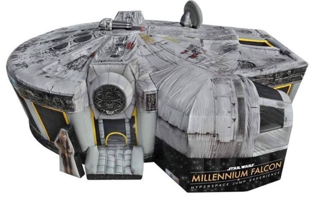 life-size millennium falcon inflatable