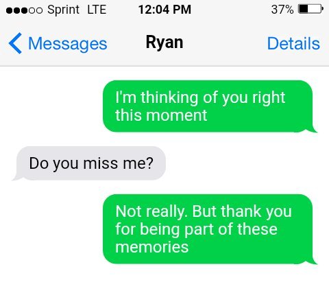 last text messages