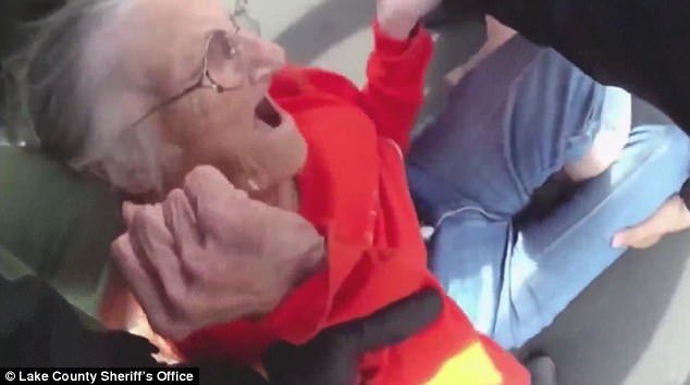 pensioner dragged to jail