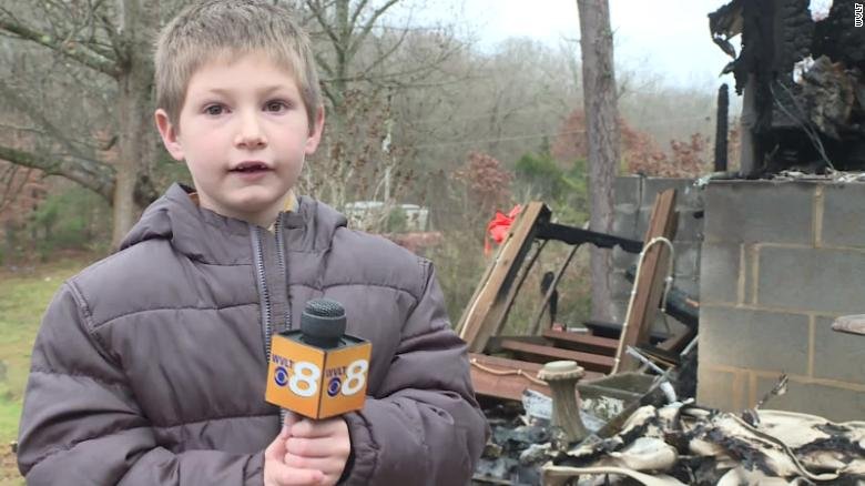 A 7-year-old boy went back into a burning home to save his baby sister - CNN