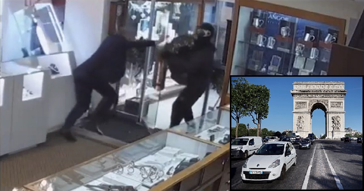 7 braquage.jpg?resize=412,275 - Paris: un violent braquage a eu lieu en plein jour dans une bijouterie de luxe