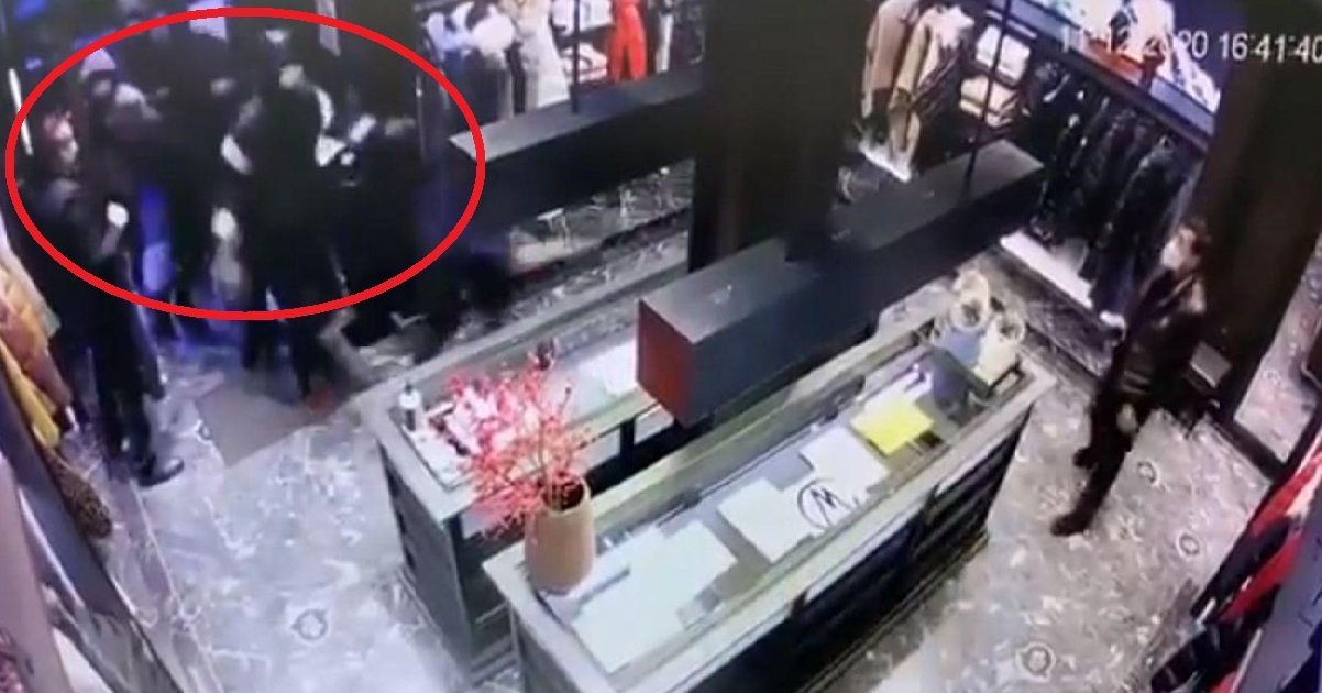 8 doudoune.jpg?resize=1200,630 - Paris: une bande de 11 personnes a pillé une boutique de doudounes de luxe en pleine journée