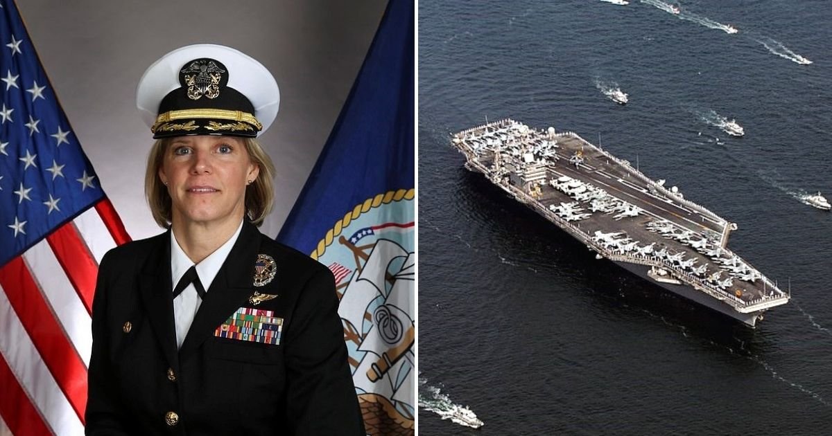 amy6.jpg?resize=412,275 - Female Pilot To Become The First Woman To Command US Nuclear-Powered Aircraft Carrier