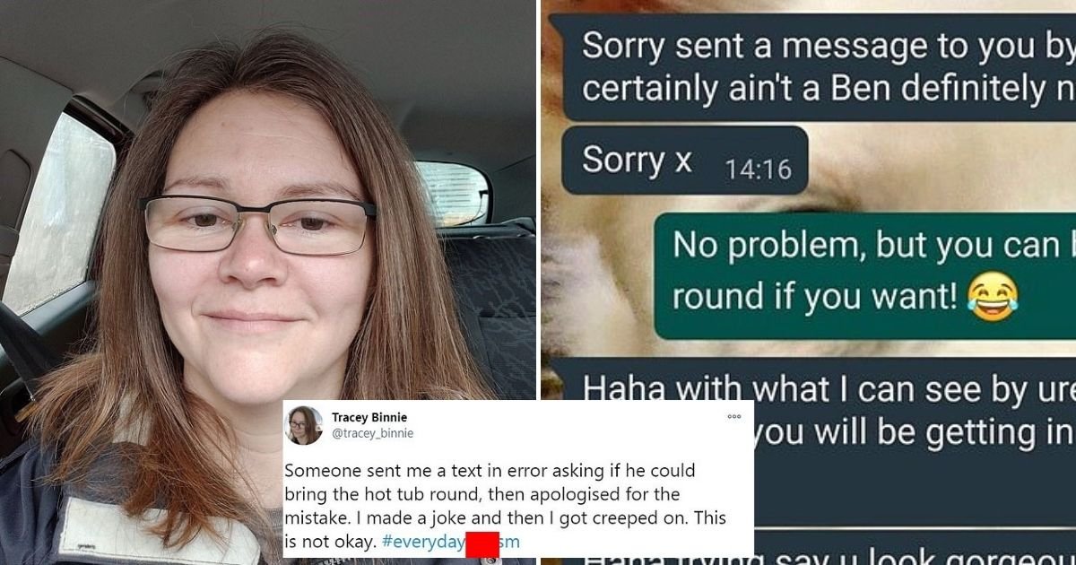 binnie5.jpg?resize=1200,630 - Woman Slams Hot Tub Delivery Man Who Sent Her ‘Creepy’ Messages