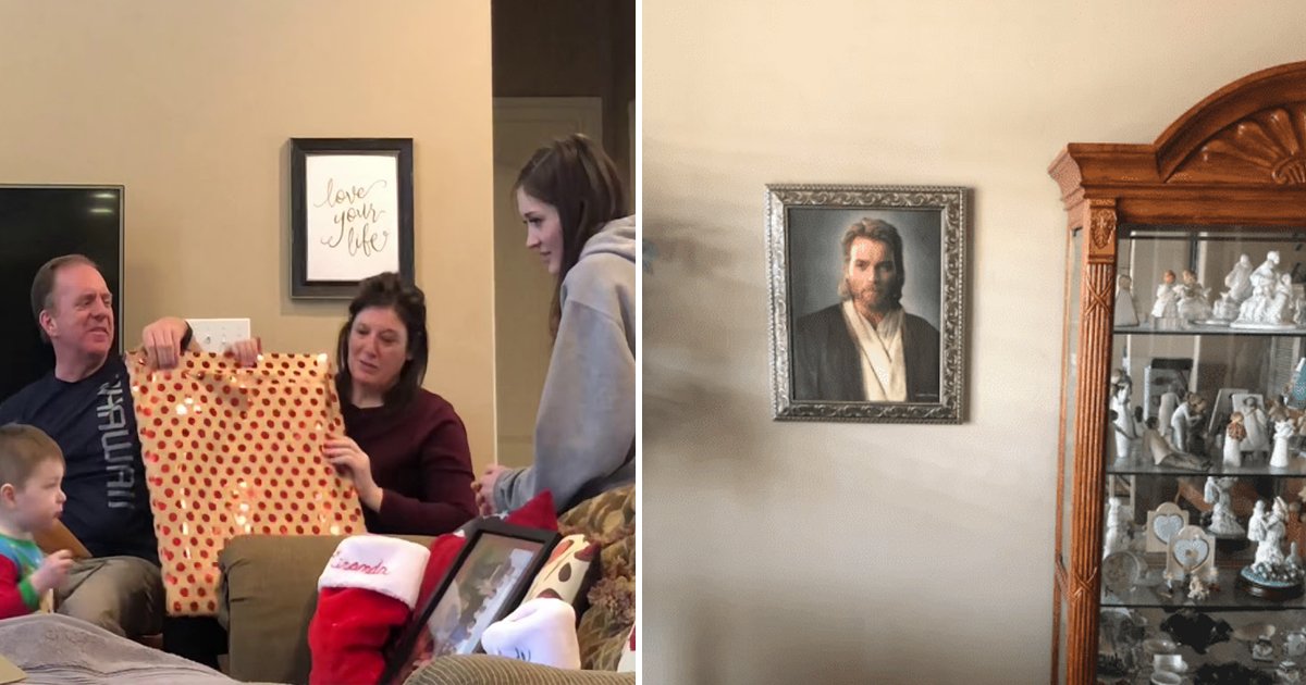 eer.jpg?resize=1200,630 - Utah Man Pranks Parents With Epic Holy 'Lookalike' Portrait As Holiday Gift