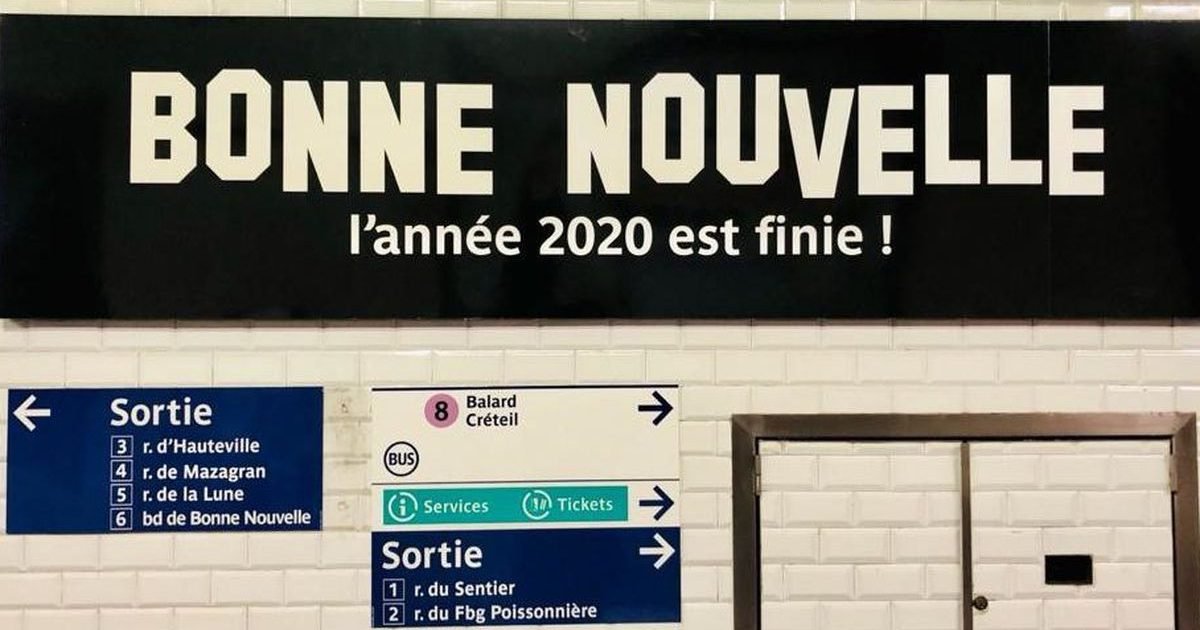 france 3 regions e1609423487111.jpg?resize=1200,630 - Paris : La station de métro "Bonne Nouvelle" change de nom pour le passage à 2021
