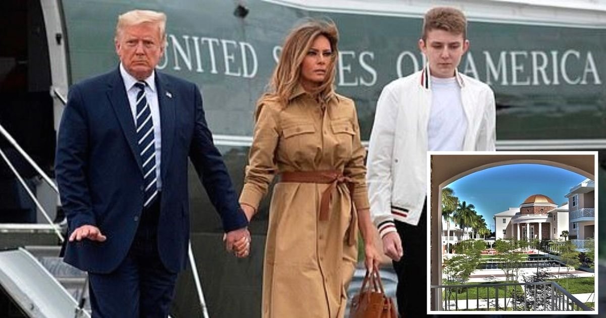 melania5 1.jpg?resize=1200,630 - First Lady Melania Trump Tours Florida School For Son Barron As She Prepares For Life After The White House