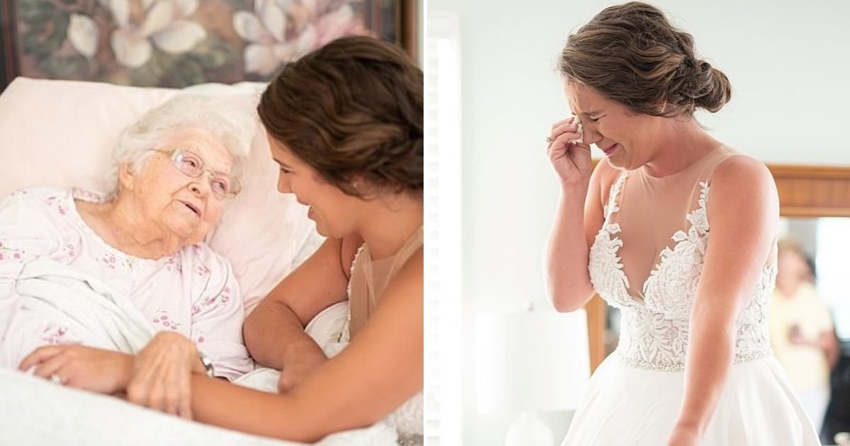 untitled design 2 3.jpg?resize=1200,630 - Dying Grandma Left In Tears After Granddaughter Visits Her While Wearing A Wedding Dress