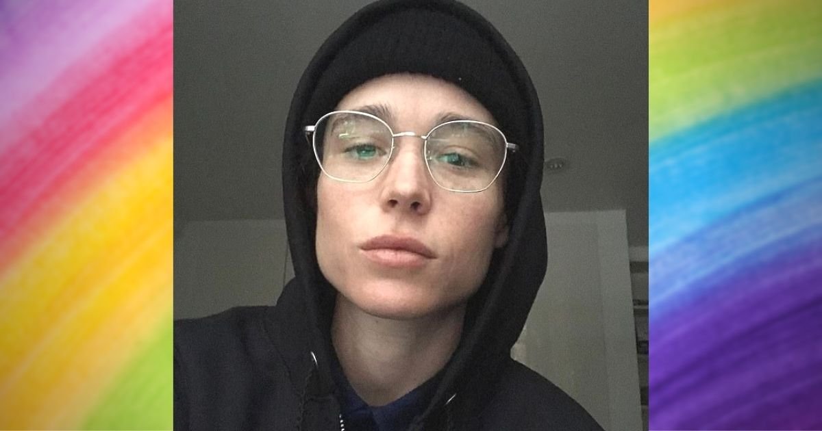 untitled design 6 7.jpg?resize=1200,630 - Juno Star Elliot Page Shares First Selfie Since Coming Out As Trans To Thank People For ‘Love And Support’