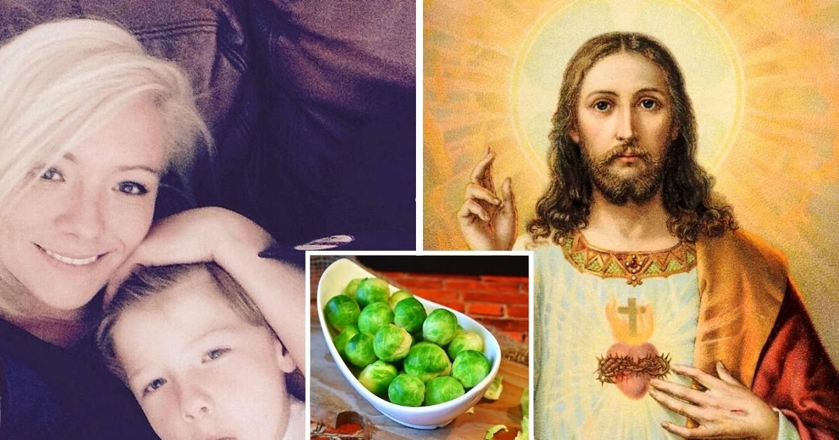 untitled design 8 6.jpg?resize=412,232 - Mother Believes She Spotted The Face Of Jesus On Her Brussels Sprout