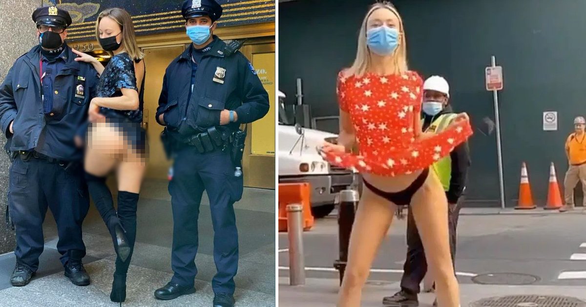 werrrew.jpg?resize=1200,630 - Famous Instagram ‘Bu**’ Model Poses In Naughty Shots With A Pair Of NYPD Cops