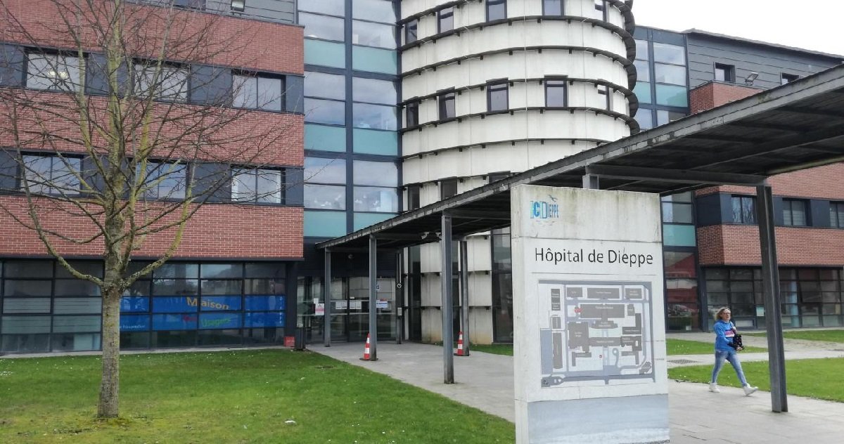 12 dieppe.jpg?resize=412,275 - Dieppe: 141 membres du personnel de l'hôpital ont été testés positifs au coronavirus