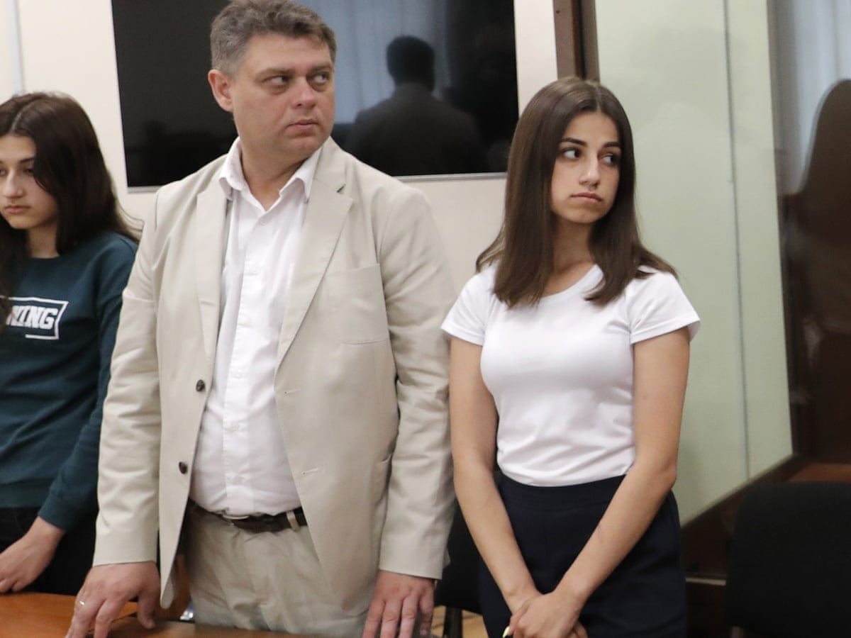 Protests in Russia as sisters face jail for killing abusive father | Russia  | The Guardian