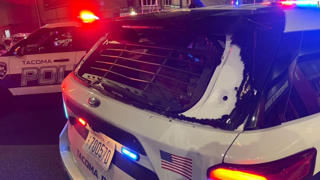 Police officer drives into crowd in Tacoma, at least one person injured, authorities say