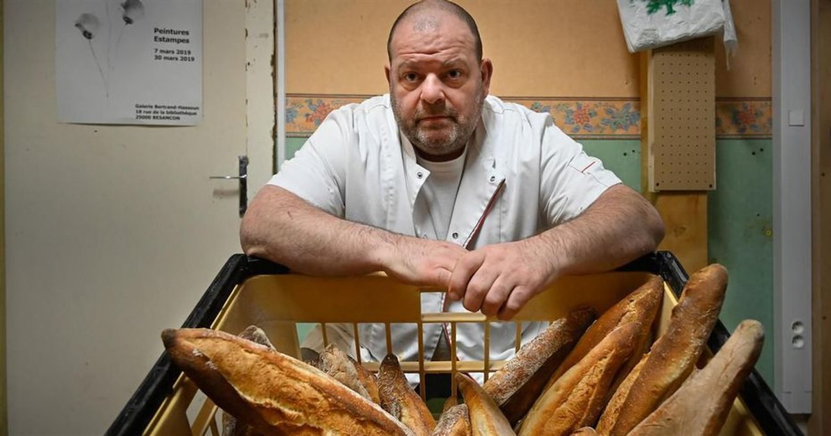 boulanger 1.png?resize=412,232 - Le boulanger de Besançon en grève de la faim a été conduit aux urgences suite à un malaise
