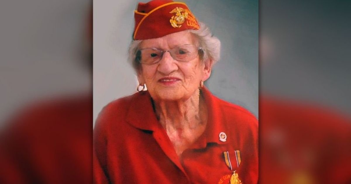 courtesy of beth kluttz via ap.jpg?resize=412,232 - Oldest US Marine Veteran Dorothy “Dot” Cole Dies Aged 107