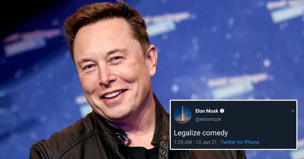 ddgg.jpg?resize=1200,630 - Elon Musk's Bizarre Tweet 'Legalize Comedy' Puts Social Media In A Frenzy