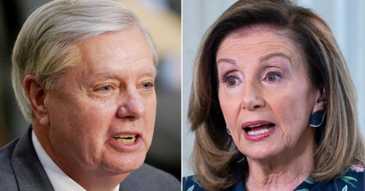 e18486e185aee1848ce185a6 2020 10 12t014402 116 3.jpg?resize=412,275 - Lindsey Graham Blames House Speaker Nancy Pelosi For The Capitol Riot