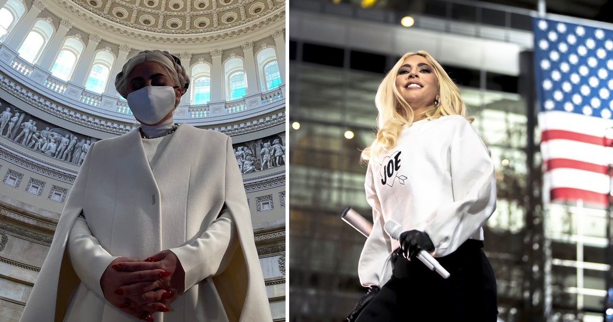 egsgdg.jpg?resize=1200,630 - Lady Gaga Prays For 'Peace' At Capitol In A White Cape Dress