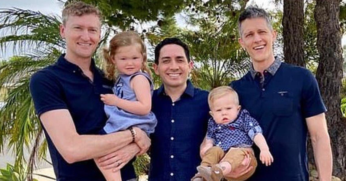 fgsdgsg 1 31.jpg?resize=1200,630 - Three Dads, One Family: Throuple Reveals How They Raise Their Children As Three Fathers