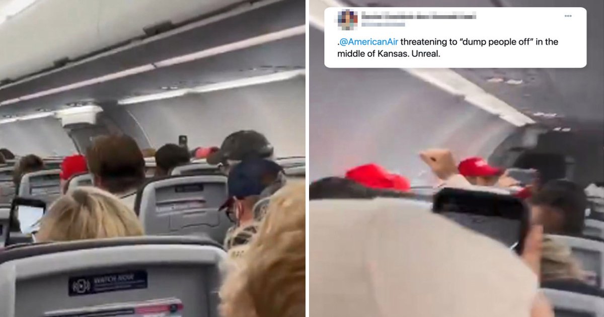 ggggga.jpg?resize=412,275 - American Airlines Pilot Threatens To Divert Plane & 'Dump' Trump Fans In Kansas
