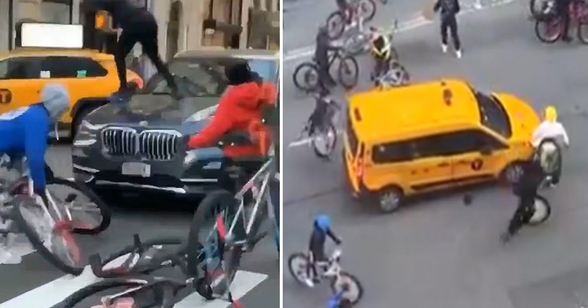 rrrrrrrrr.jpg?resize=1200,630 - Fear Grips Manhattan As 'Bike Gang' Pull Off Terrifying Attack On Yellow Cab