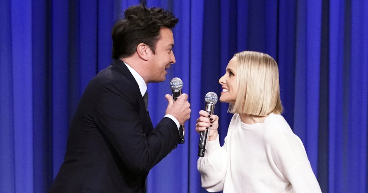 trrtt.jpg?resize=412,232 - This Jimmy Fallon And Kristen Bell Duet Is What Vocal Dreams Are Made Of