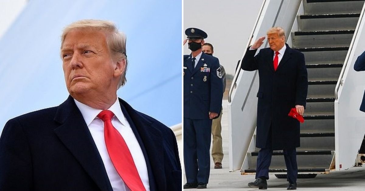 trump3 3.jpg?resize=412,232 - Pentagon Rejects President Trump's Request For Military-Style Farewell Event As He Leaves Office Hours Before Joe Biden’s Inauguration