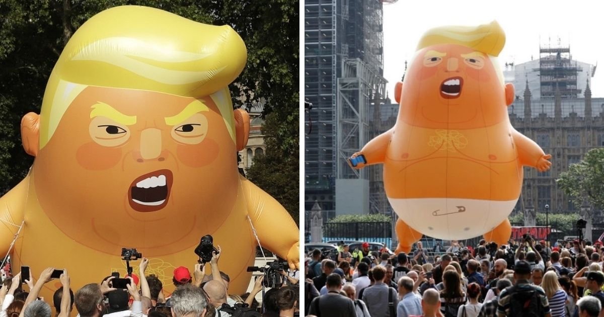 untitled design 2 10.jpg?resize=412,275 - Giant 'Trump Baby' Blimp Finds Forever Home In A Museum Where It Joins The Protest Collection