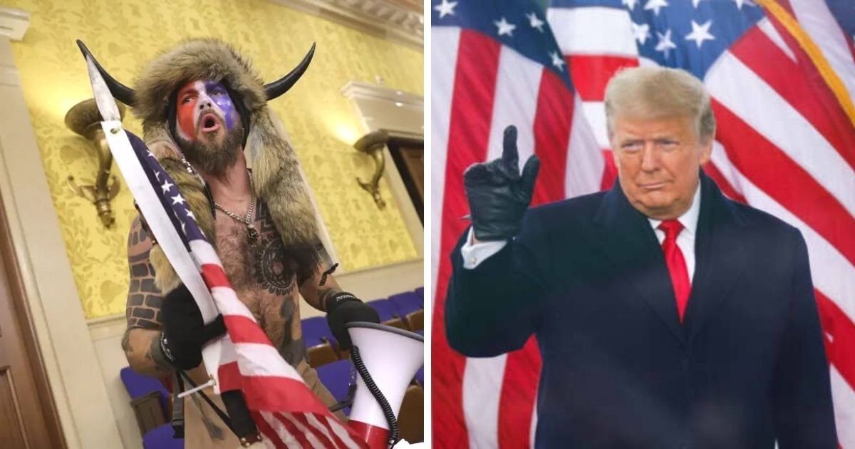 untitled design 7 11.jpg?resize=412,232 - QAnon Shaman Wants To Testify Against Trump At His Impeachment Trial