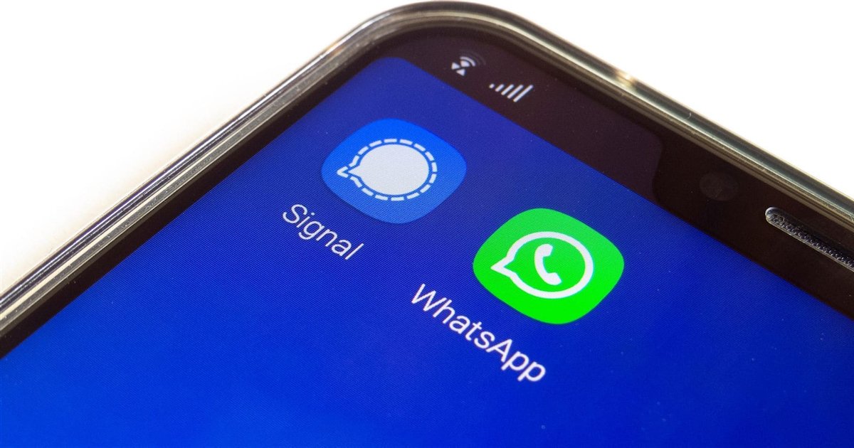 whatsapp signal.png?resize=1200,630 - Les utilisateurs de WhatsApp migrent en masse vers l’application Signal