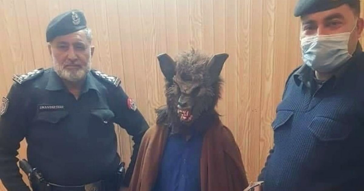 wolf5.jpg?resize=1200,630 - Man In Werewolf Mask Arrested For Scaring Children On New Year's Eve