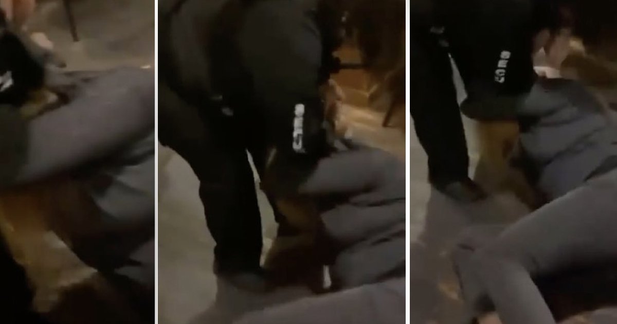 1 131.jpg?resize=1200,630 - Video Muestra A Vigilante Arrastrando Del Cabello A Una Mujer Por No Usar Mascarilla Dentro De Un Bar