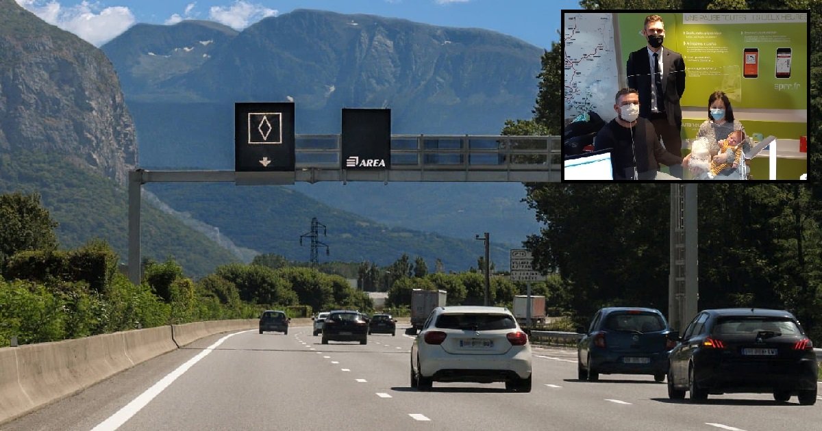 3 a48.jpg?resize=412,275 - Isère: un bébé est né le 1er janvier sur l'autoroute A48, ses parents reçoivent un beau cadeau