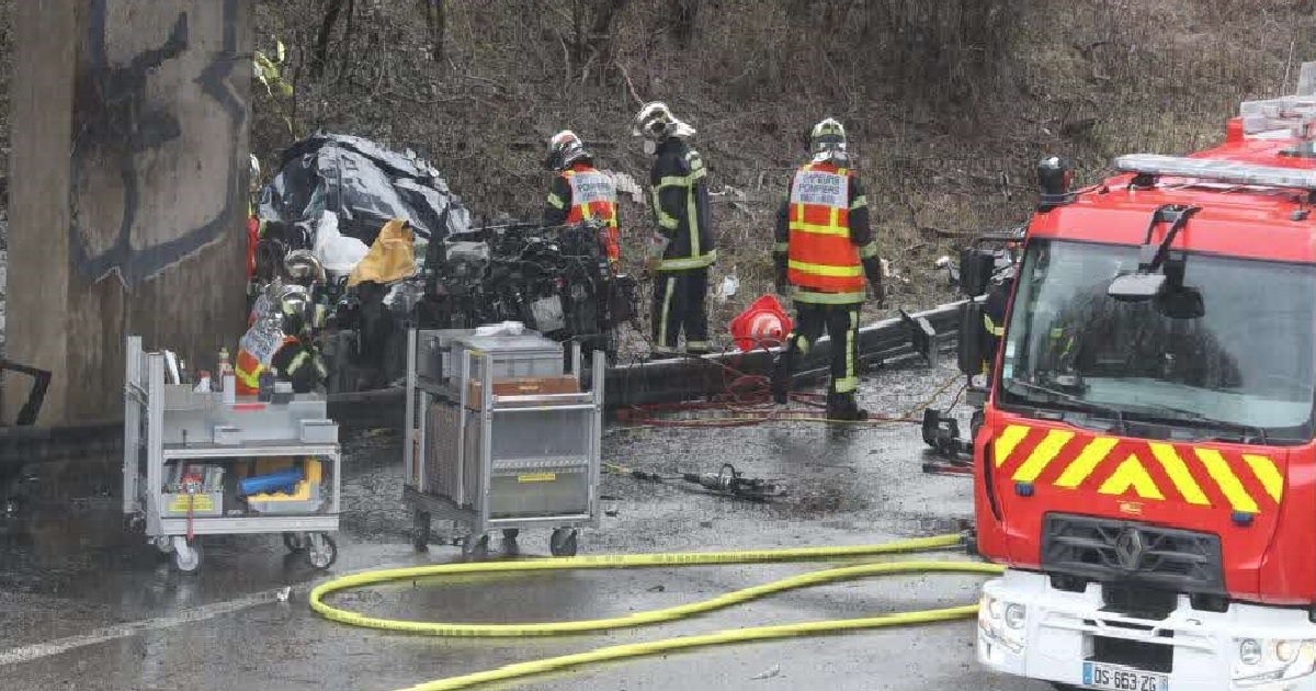3 acc.jpg?resize=412,232 - Mulhouse: quatre amis d'enfance sont morts dans un accident de la route sur l'A36