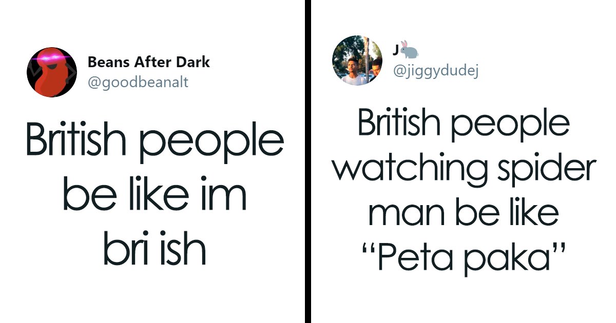 british people be like