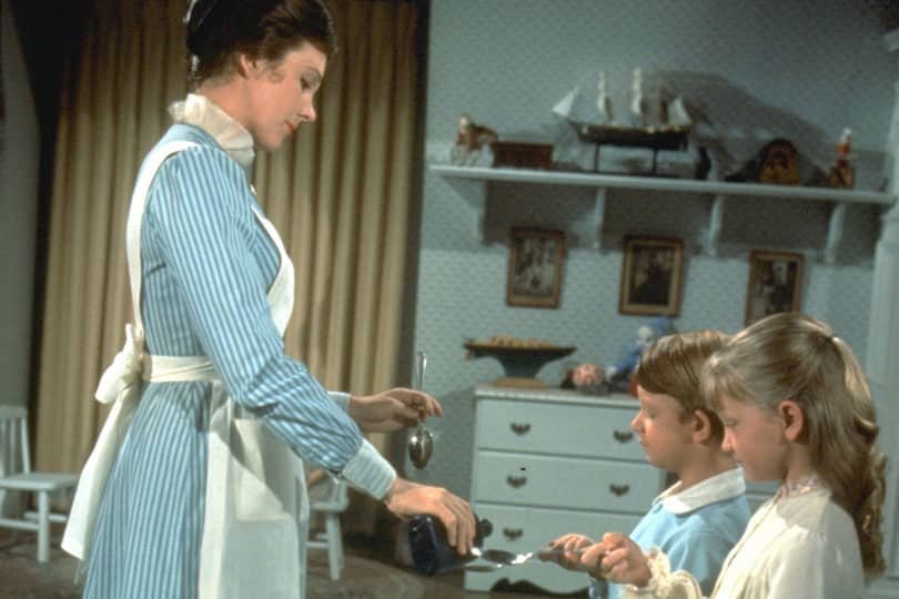 a spoon full of sugar in Mary Poppins