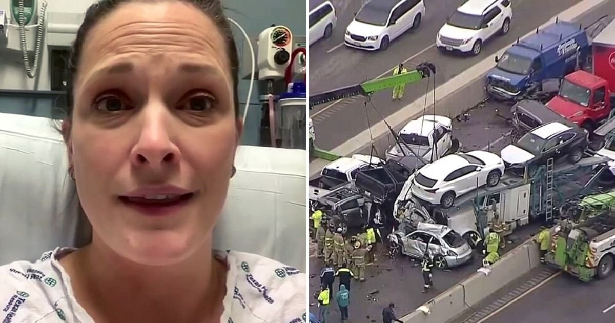 crash6 1.jpg?resize=1200,630 - Nurse Involved In 100-Car Pile Up That Killed 6 People Described How She Crawled Out Of Her Trunk