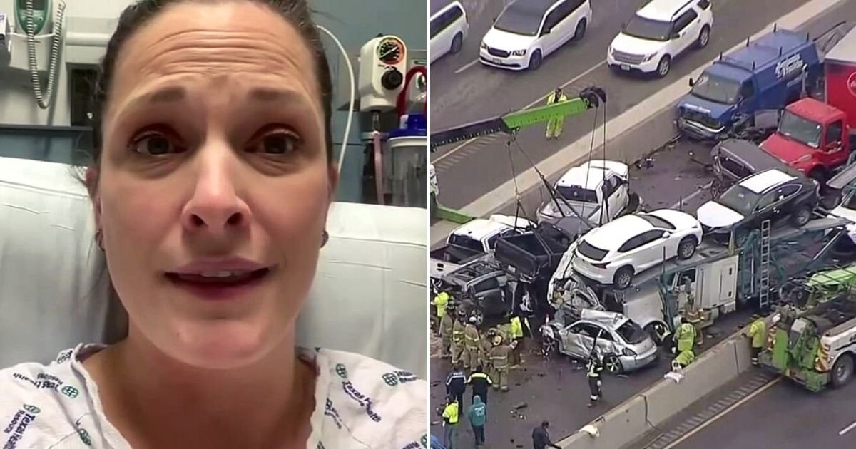 crash6 1.jpg?resize=412,232 - Nurse Involved In 100-Car Pile Up That Killed 6 People Described How She Crawled Out Of Her Trunk