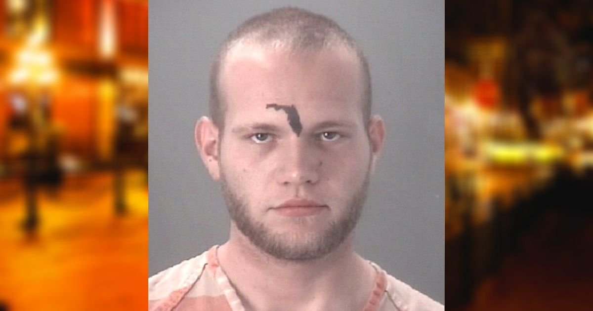 florida5.jpg?resize=1200,630 - Florida Man With His Beloved State Tattooed On His Forehead Has Been Arrested