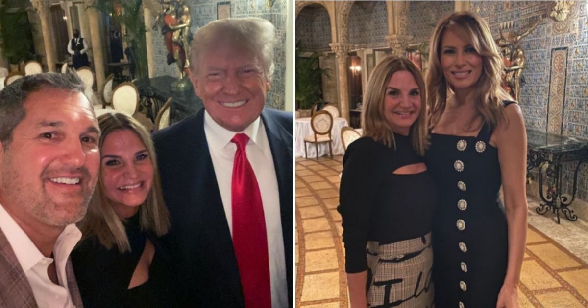 trump5 3.jpg?resize=1200,630 - Donald Trump And Wife Melania Were Seen At Same Event For First Time Since Leaving The White House