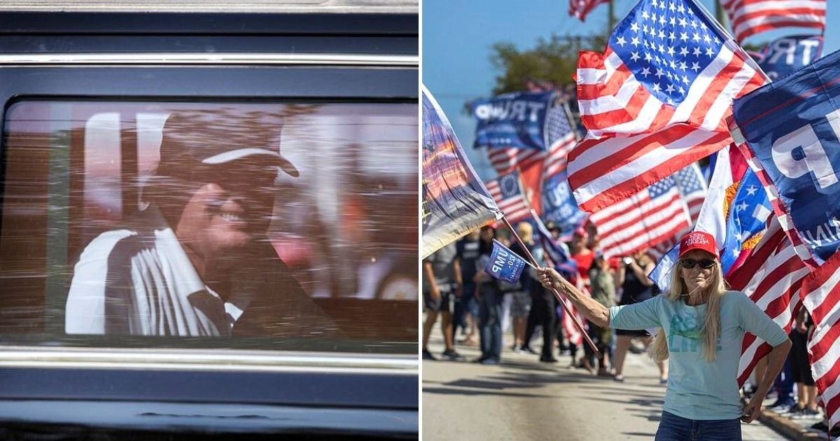 trump6.jpg?resize=412,232 - Donald Trump Surprises His Supporters Lining The Streets On Presidents’ Day After His Senate Acquittal